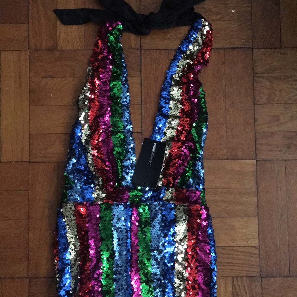 Fashionova sequin jumpsuit